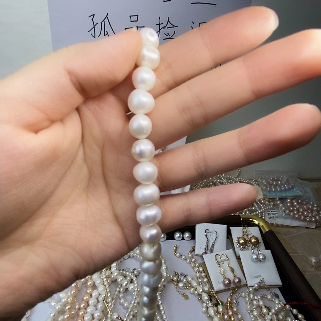 淡水珍珠手链合金