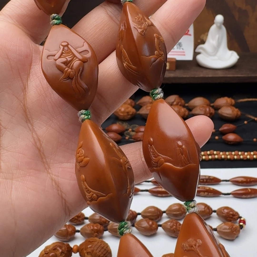 橄榄核手串/手链1.9水晶核，三面无相