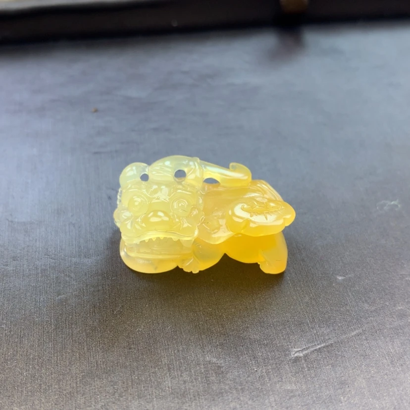 【闪购商品】石英质玉（黄龙玉）未镶嵌颈饰顺*丶