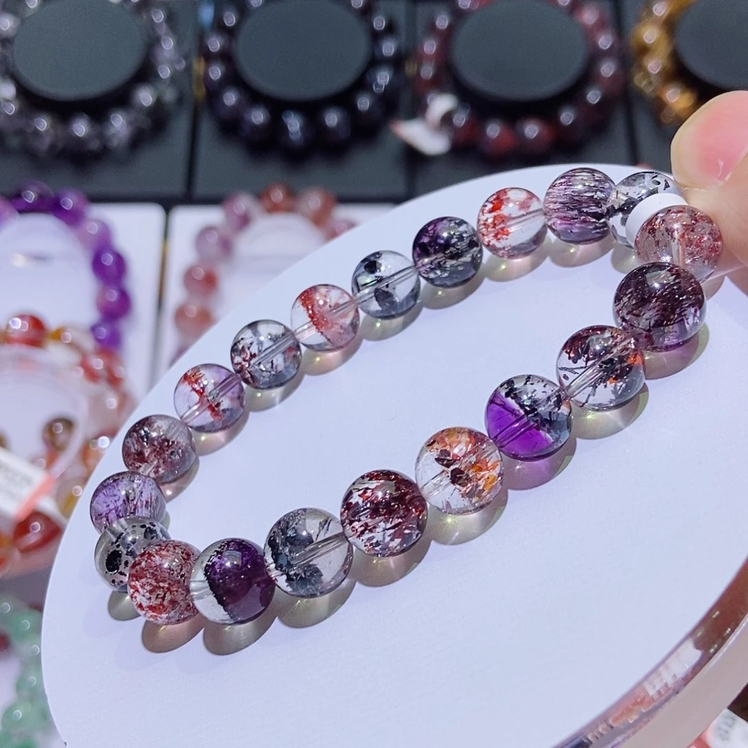 未镶嵌手链水晶彩毒液9.4