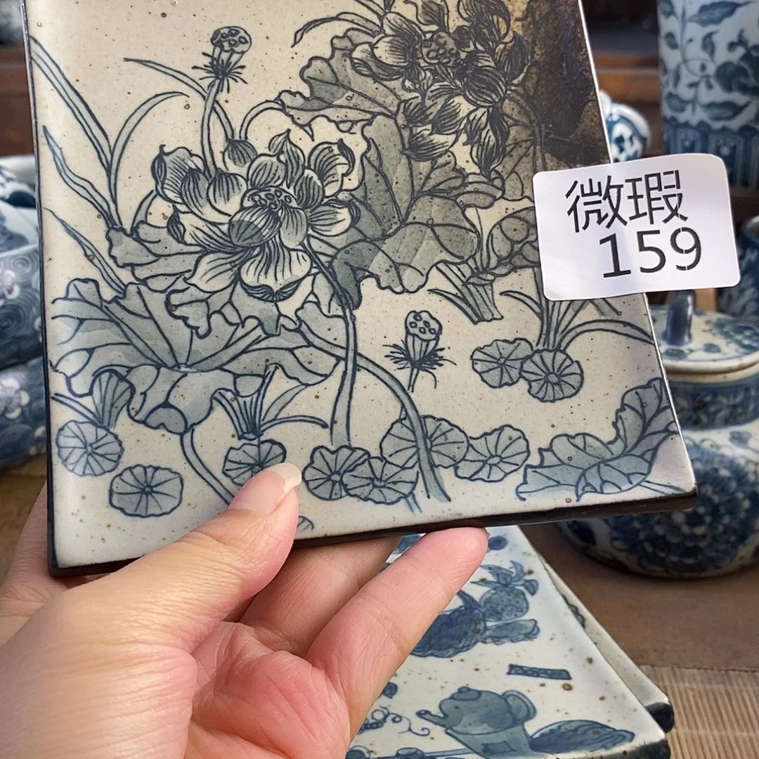 陶手工手绘青花高温陶瓷