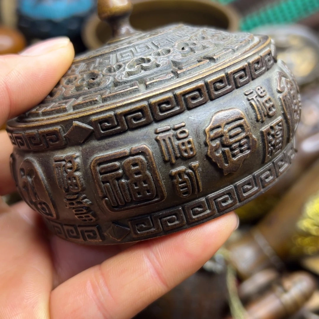 铜摆件欢迎欢迎你
