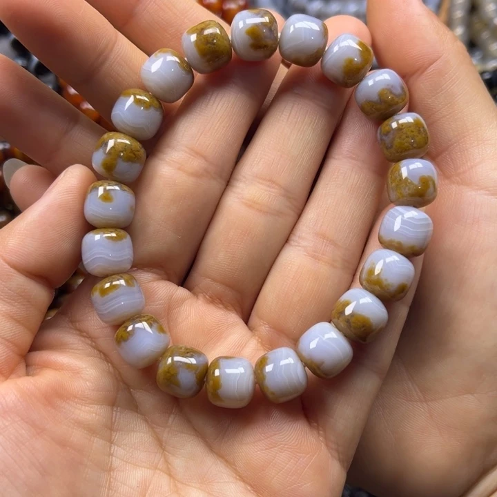 玛瑙/玉髓未镶嵌手链