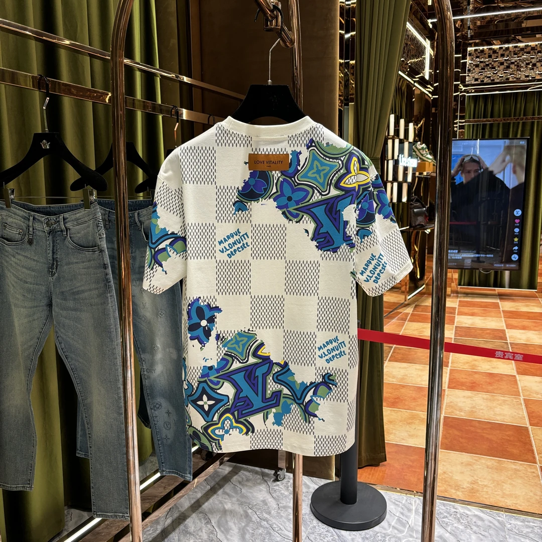 P-【黄总推荐】2025夏季新品高级感时尚百搭重工短袖25153