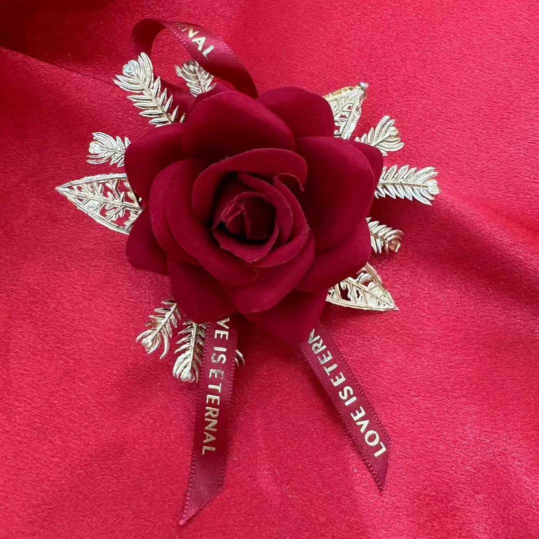 结婚胸花布条名称贵宾迎亲送亲父母新郎新娘伴娘嘉宾