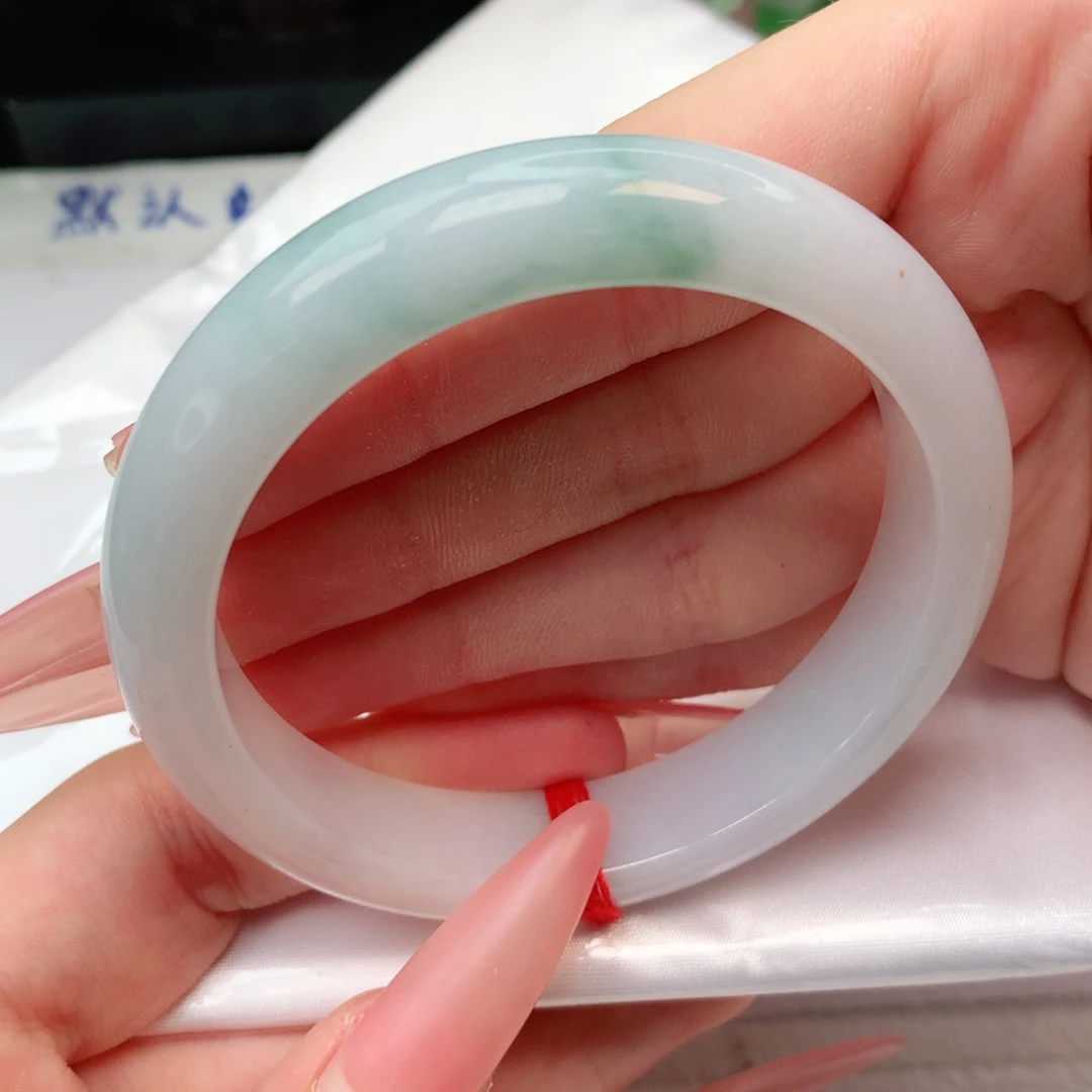 未镶嵌手镯翡翠正圈57