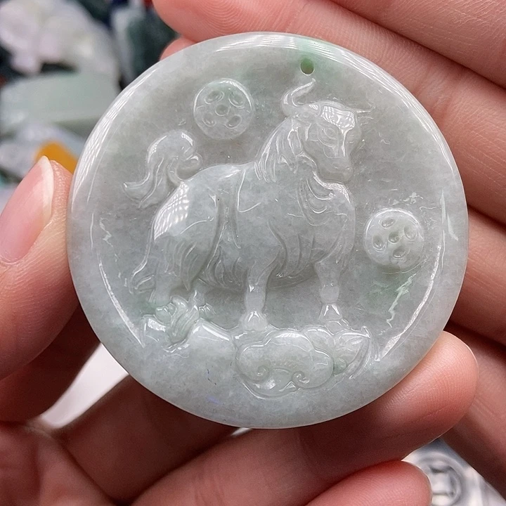未镶嵌挂件翡翠翡翠
