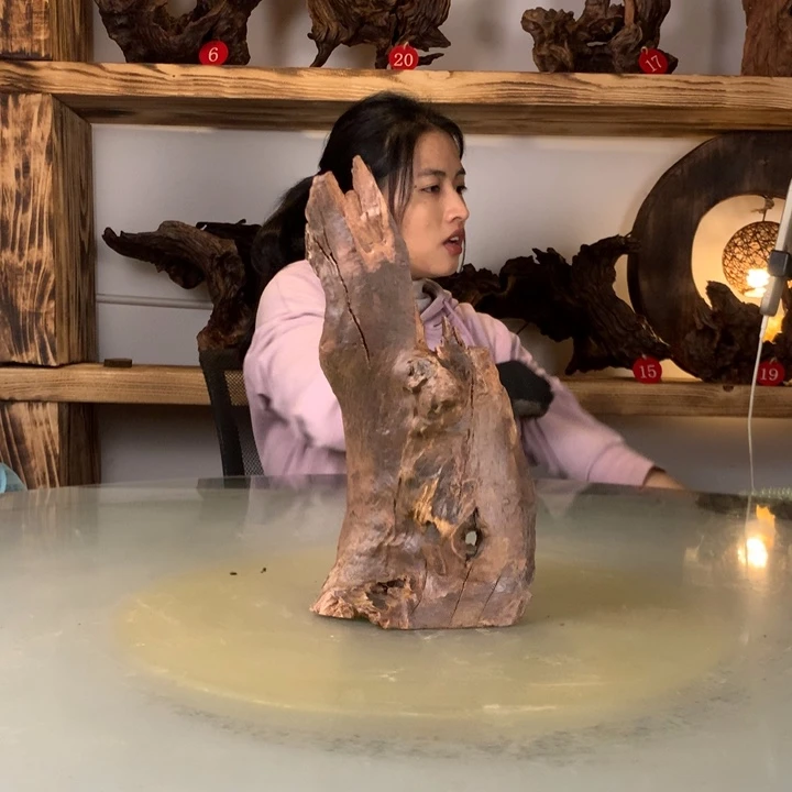 椿***号天然的云南紫柚木会黄水