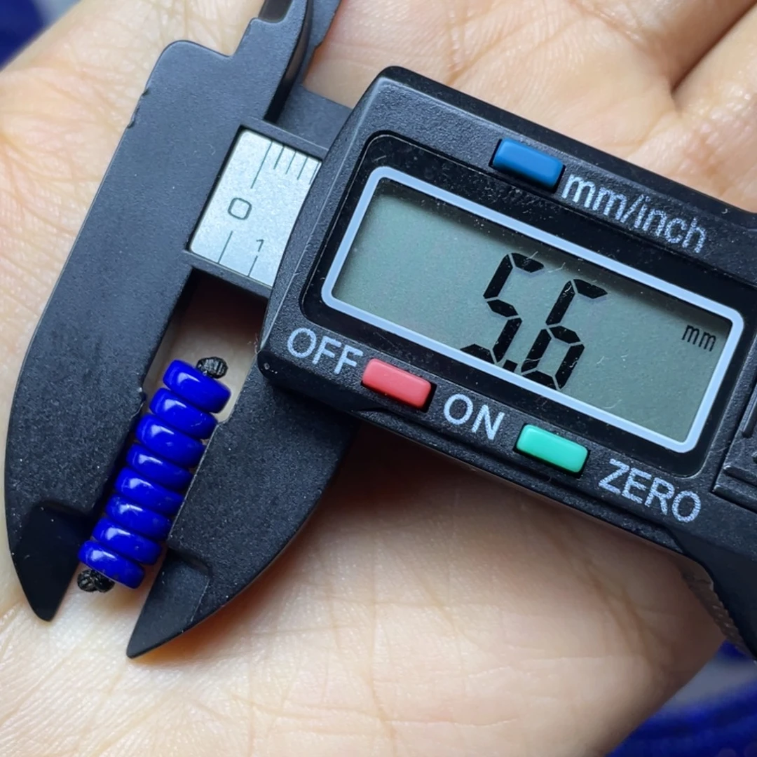 青金石未镶嵌5mm隔片配饰