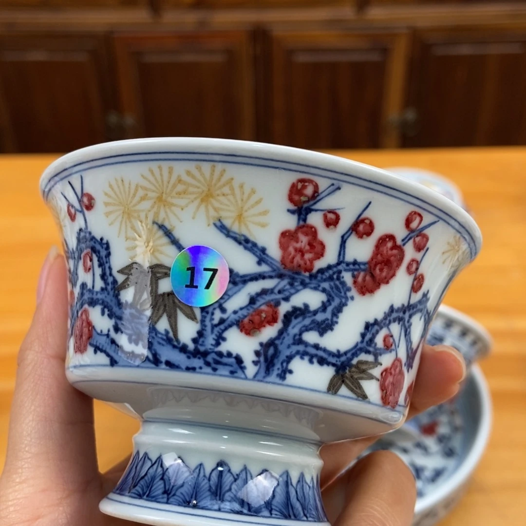 手绘现代茶具非古董