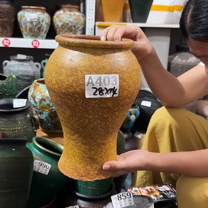 黄色鱼尾403高度28口径14