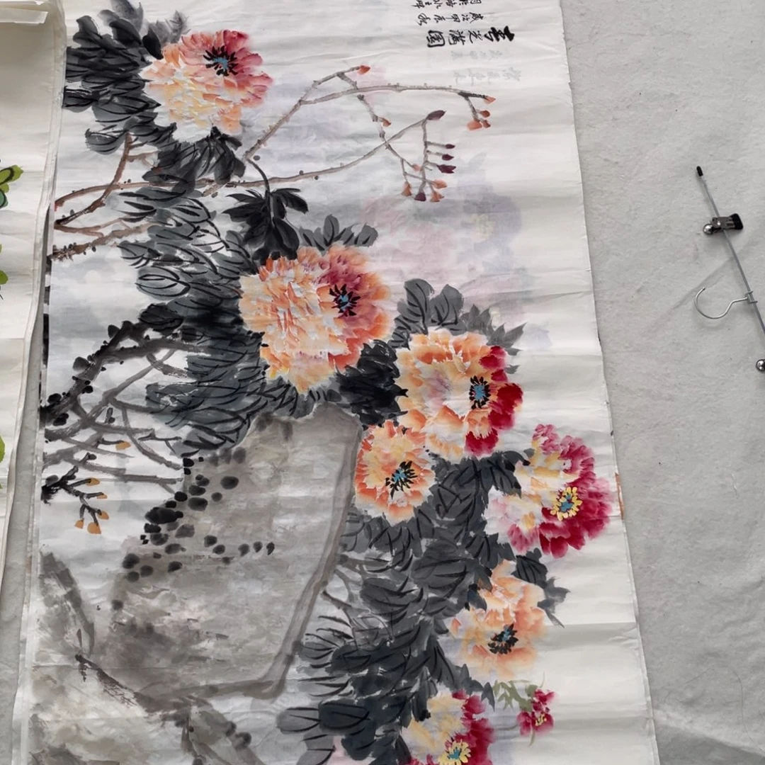 国画胡小春老师绘画