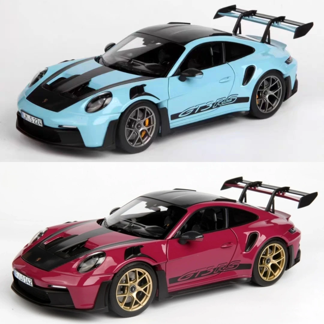 诺威尔1:18保时捷911992GT3RS 合金全开汽车摆件模型收藏