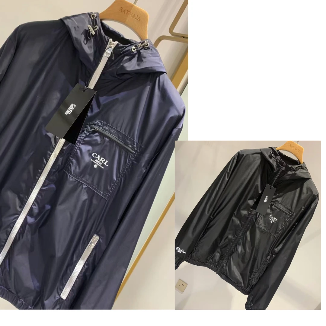 【欧洲名店】CARL费雷79586新简约休闲男连帽夹克
