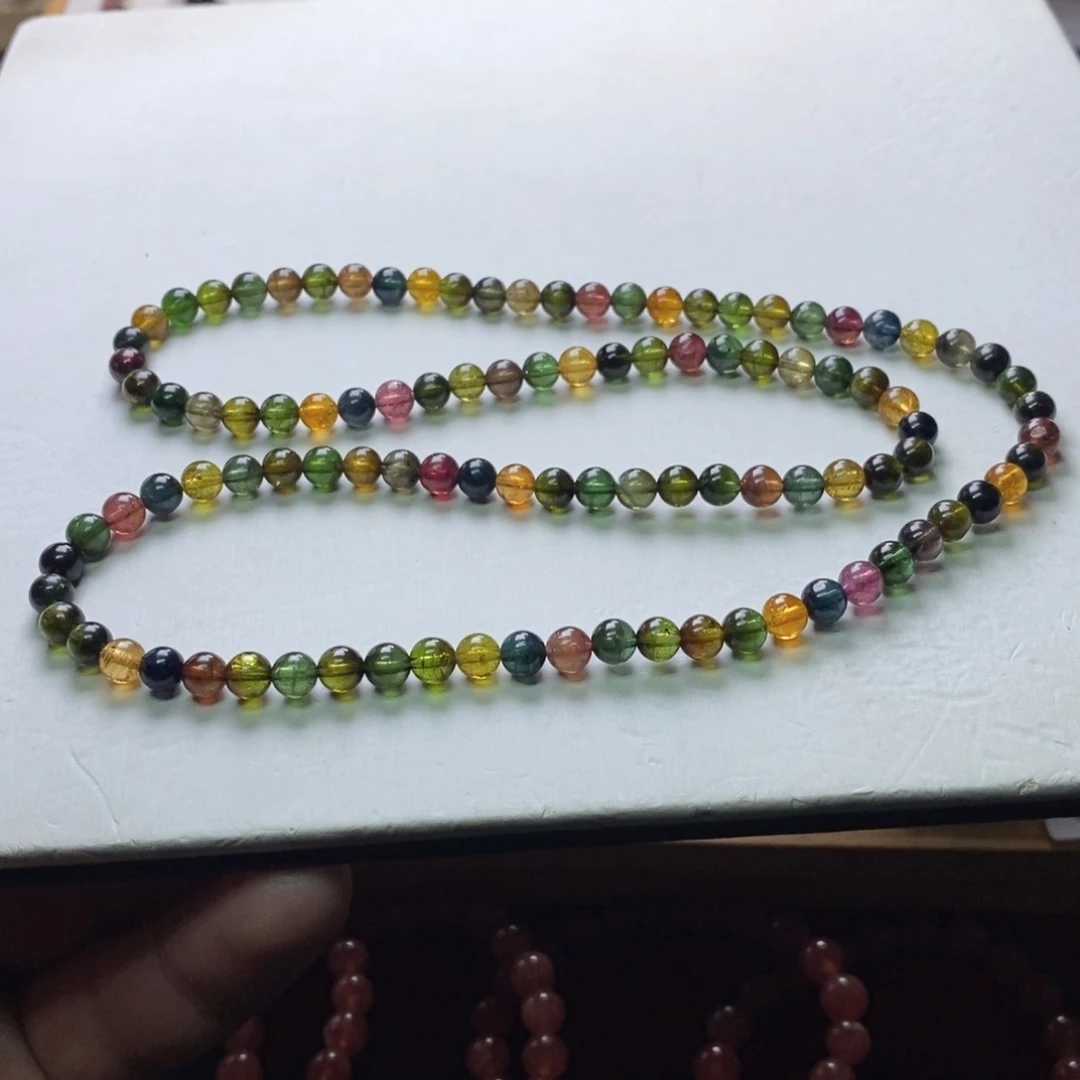 碧玺未镶嵌碧玺手链