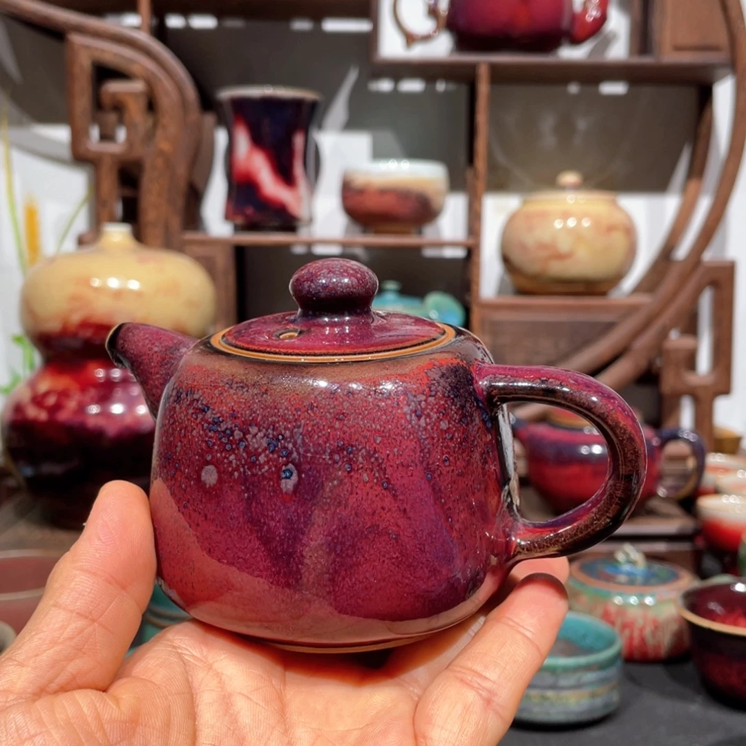 用***1中国神后钧瓷茶器