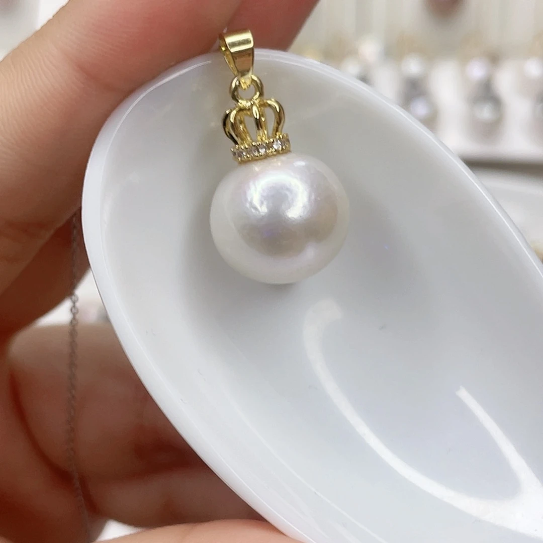 淡水珍珠未镶嵌吊坠(赠链)