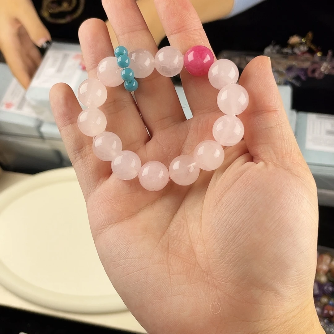 水晶银S925镶嵌手串