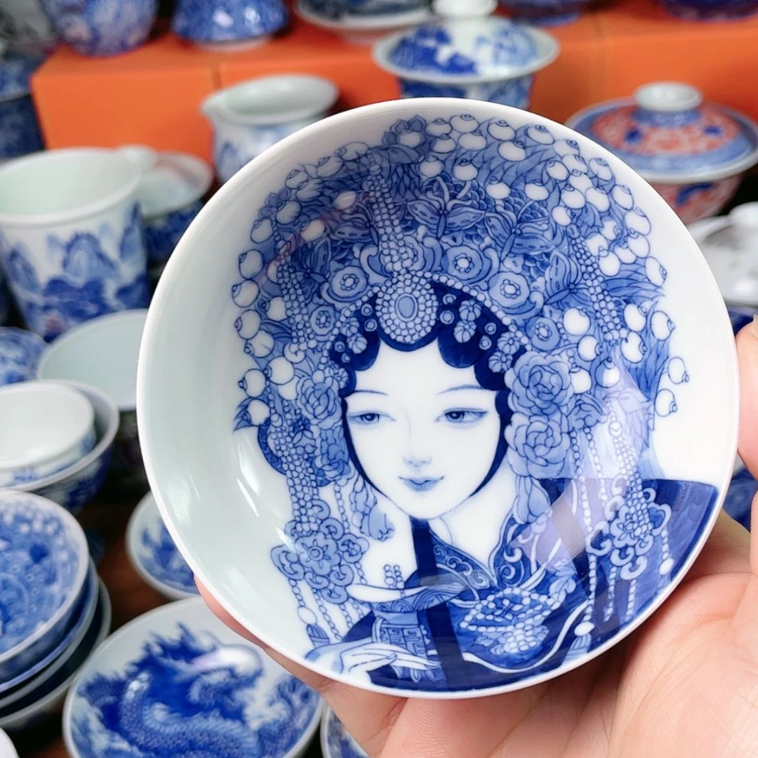 【闪购商品】杯小*哥全手工手绘景德镇