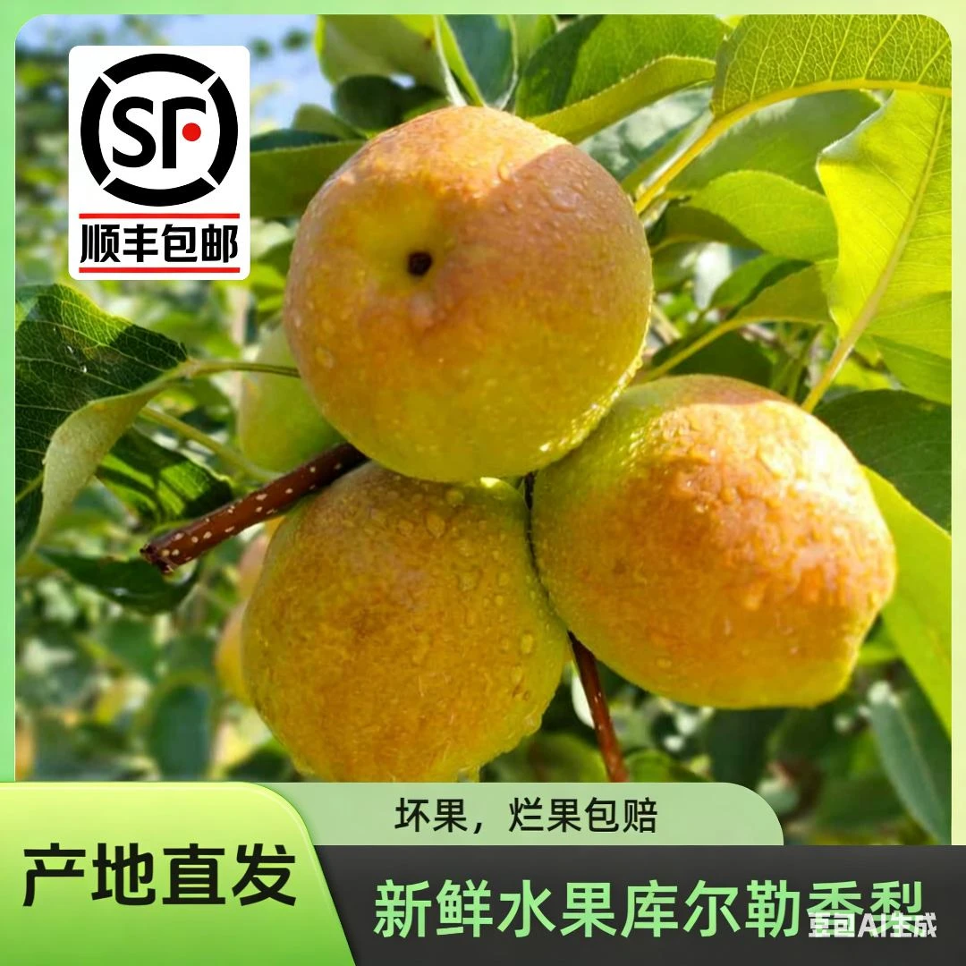【 顺丰包邮】新疆特产正宗库尔勒香梨6斤装2025年新鲜水果产地直发