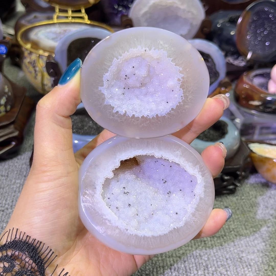 摆件紫晶未镶嵌聚宝盆