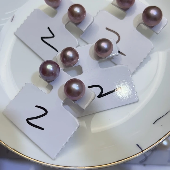 淡水珍珠耳饰银S925镶嵌