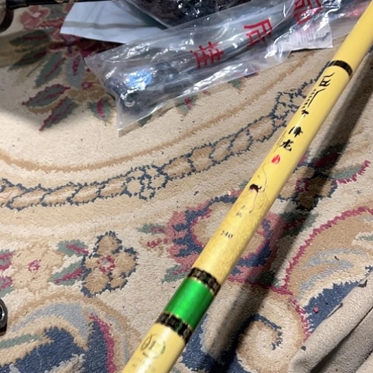 降龙短节抄网杆一根