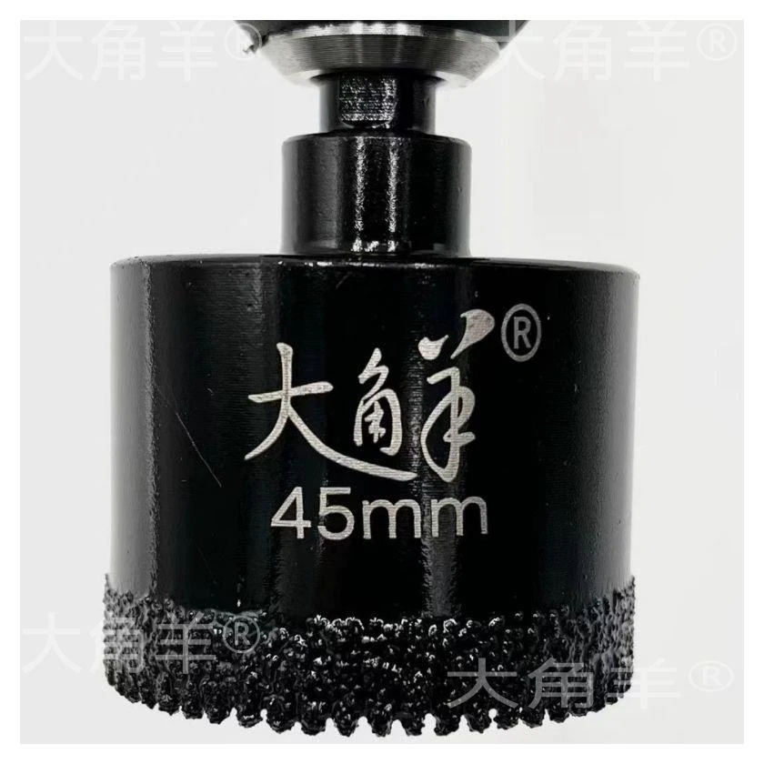 乌鲁木齐发货钎焊带齿钻头开孔器打孔瓷砖钻头玻化砖全瓷金刚砂大