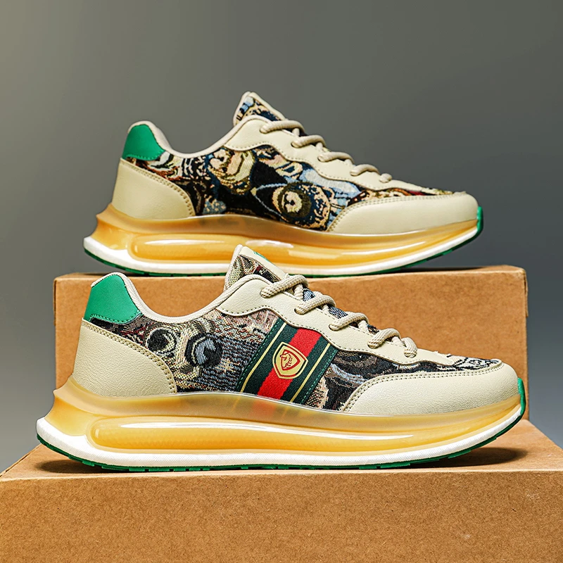 马克艾伦男鞋运动休闲鞋透气软底跑步潮鞋时尚百搭鞋MK5507