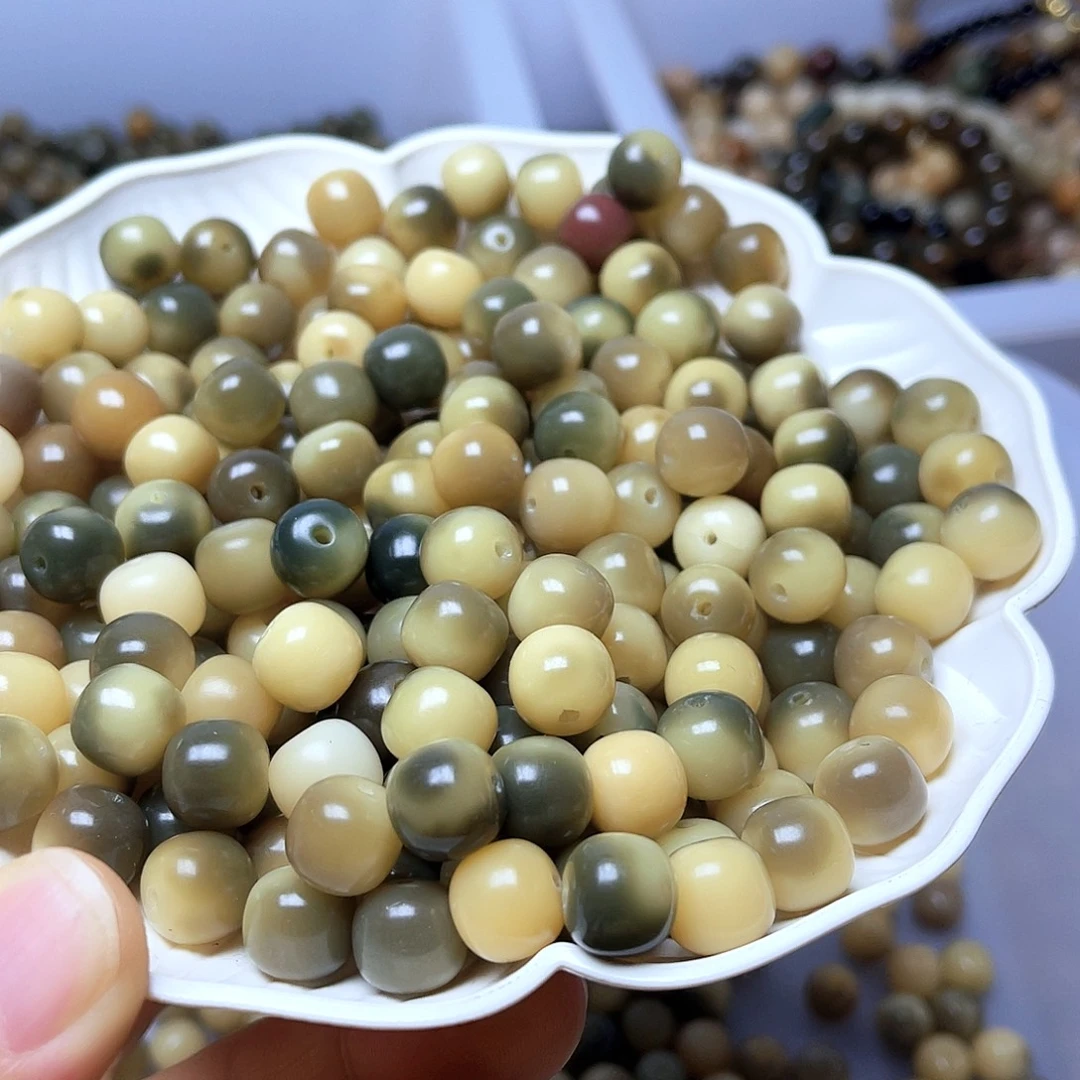 白玉菩提吊坠白玉菩提11渐变桶40颗卡灯牌宠40颗