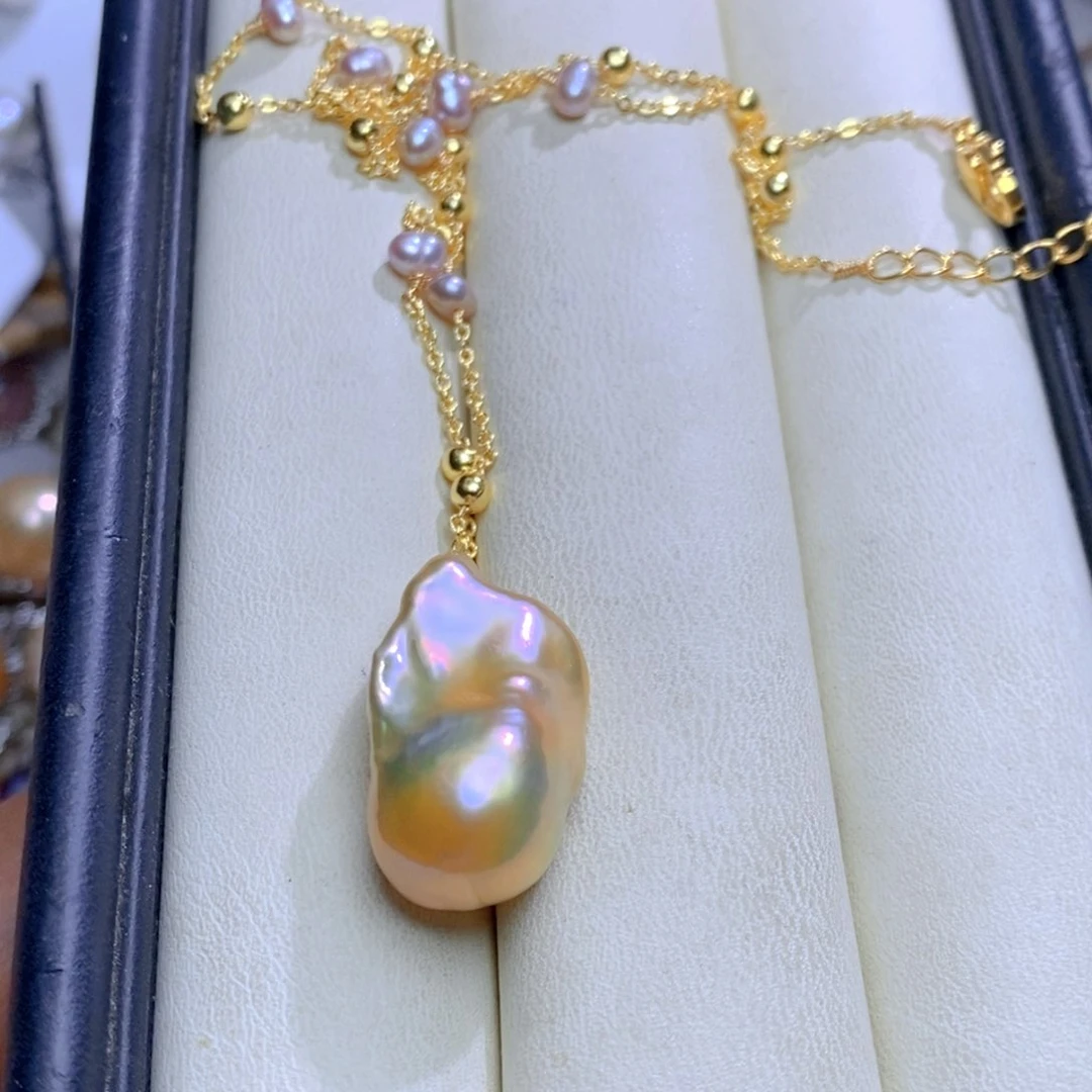 未镶嵌淡水珍珠吊坠