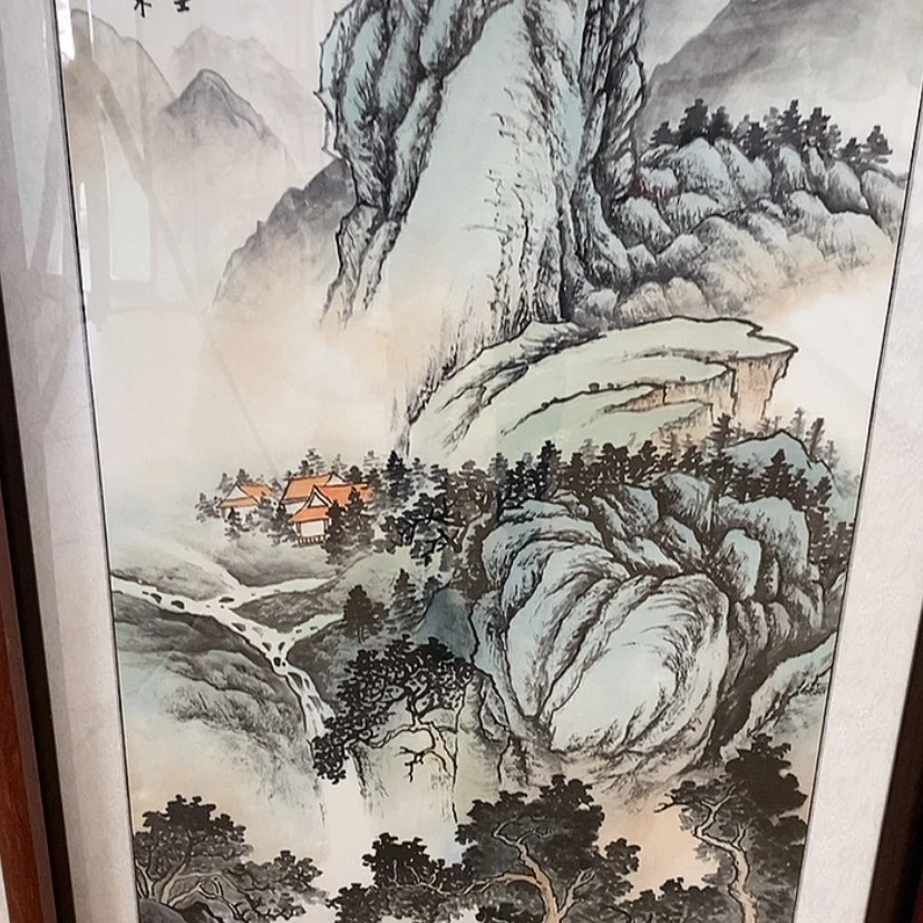 【闪购商品】国画手绘国画带框123.63