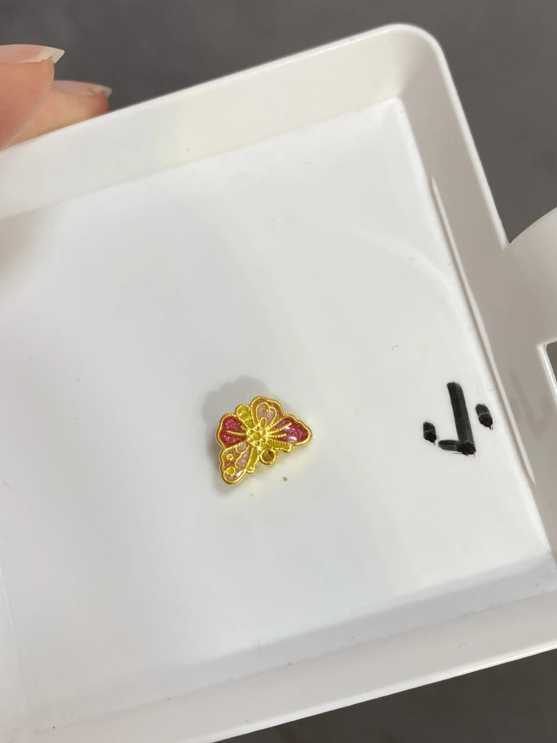 足金999烧蓝转运珠
