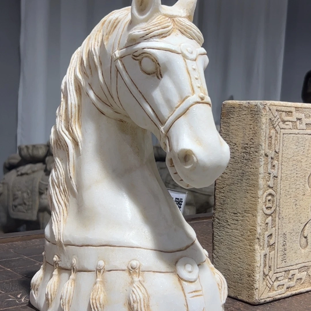 马首汉白玉不包邮