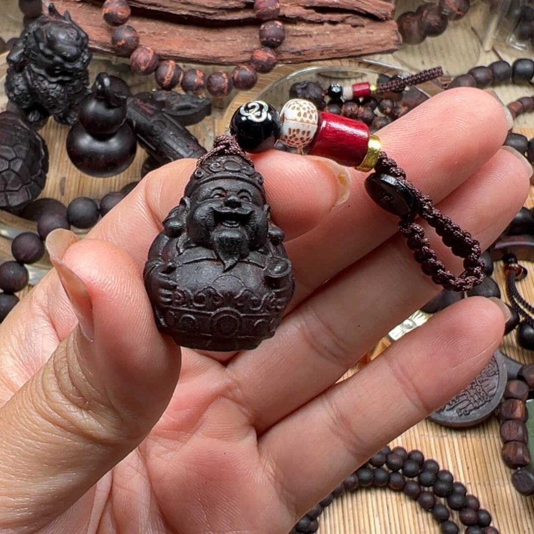 无事牌降真香小财神