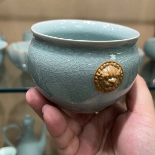 瓷片陶瓷茶具汝瓷茶具