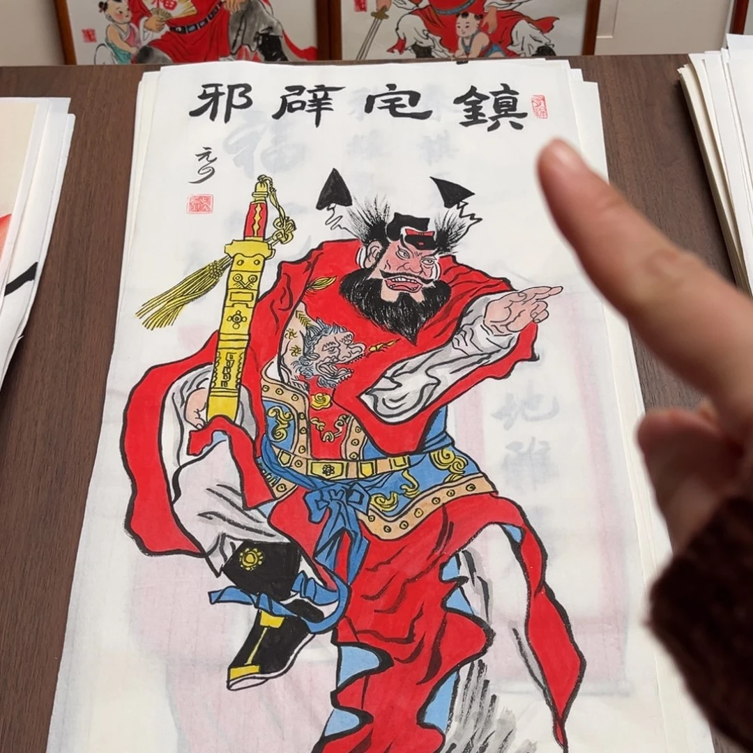 国画纯手绘禅意画作品