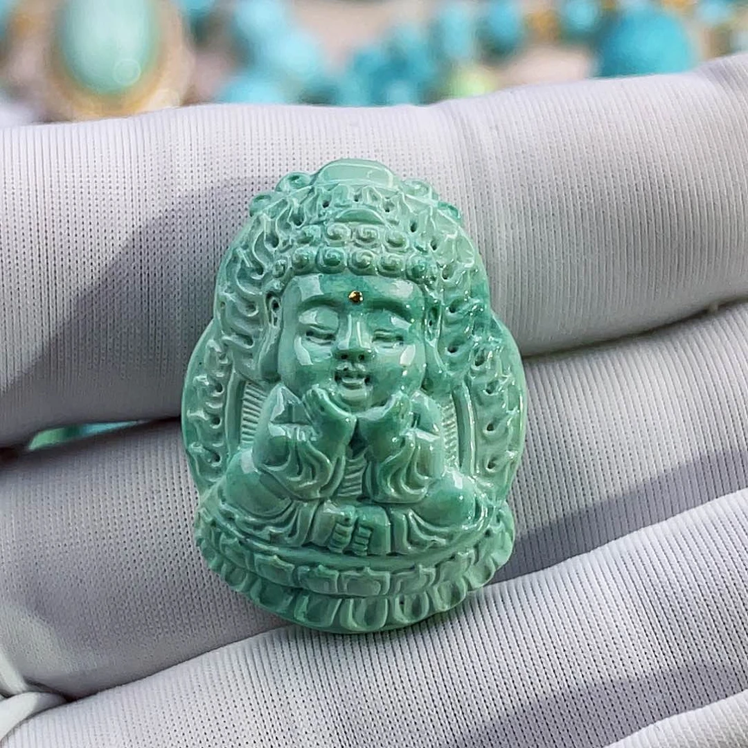 绿松石珠宝奇石未镶嵌