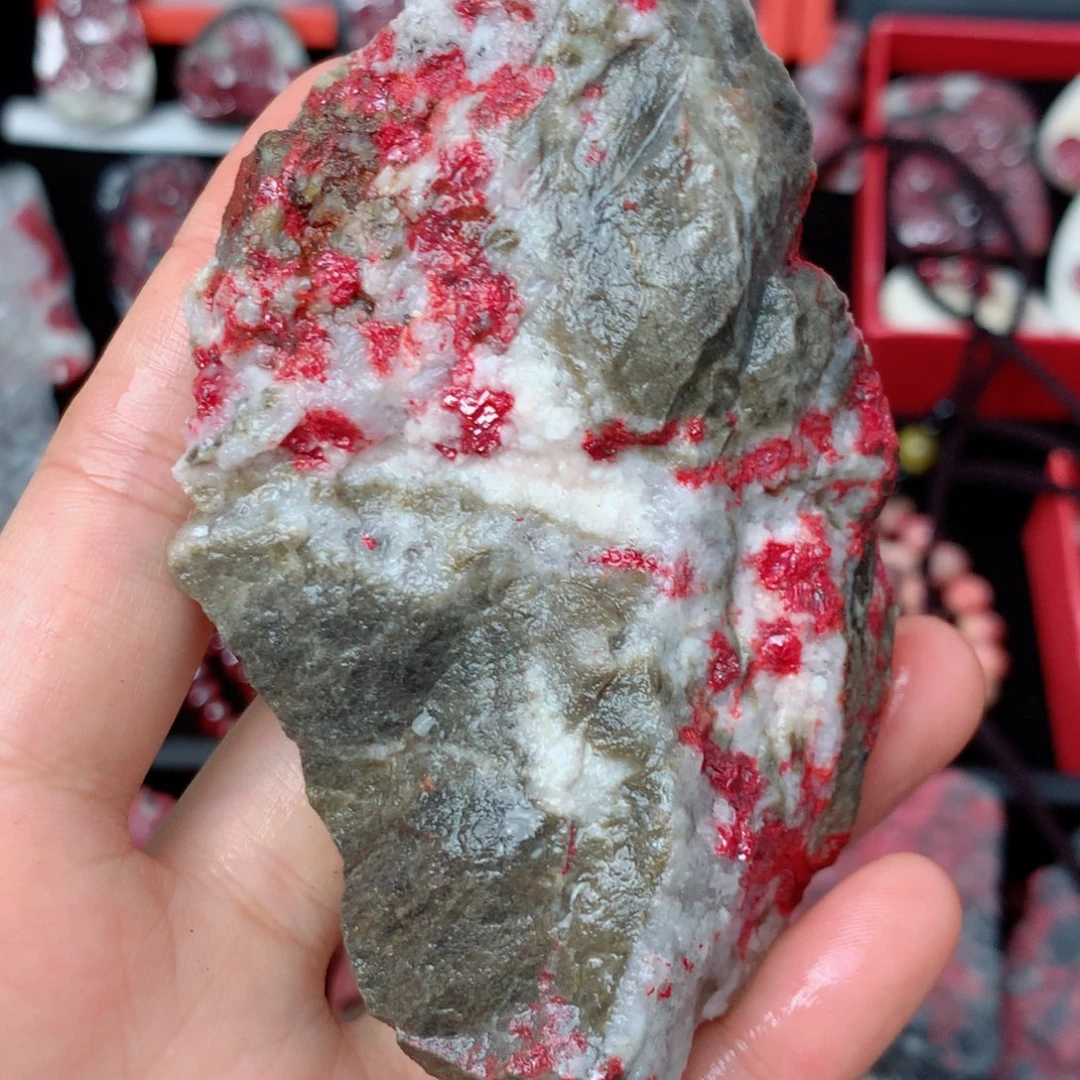 天然辰砂天然毛石