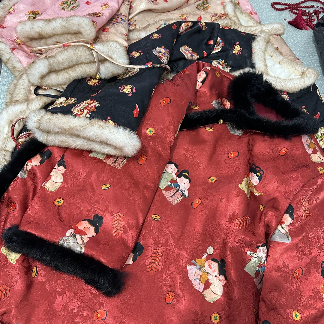 【醒狮】SHIYUE新中式国风棉服冬季改良旗袍复古拜年服外套