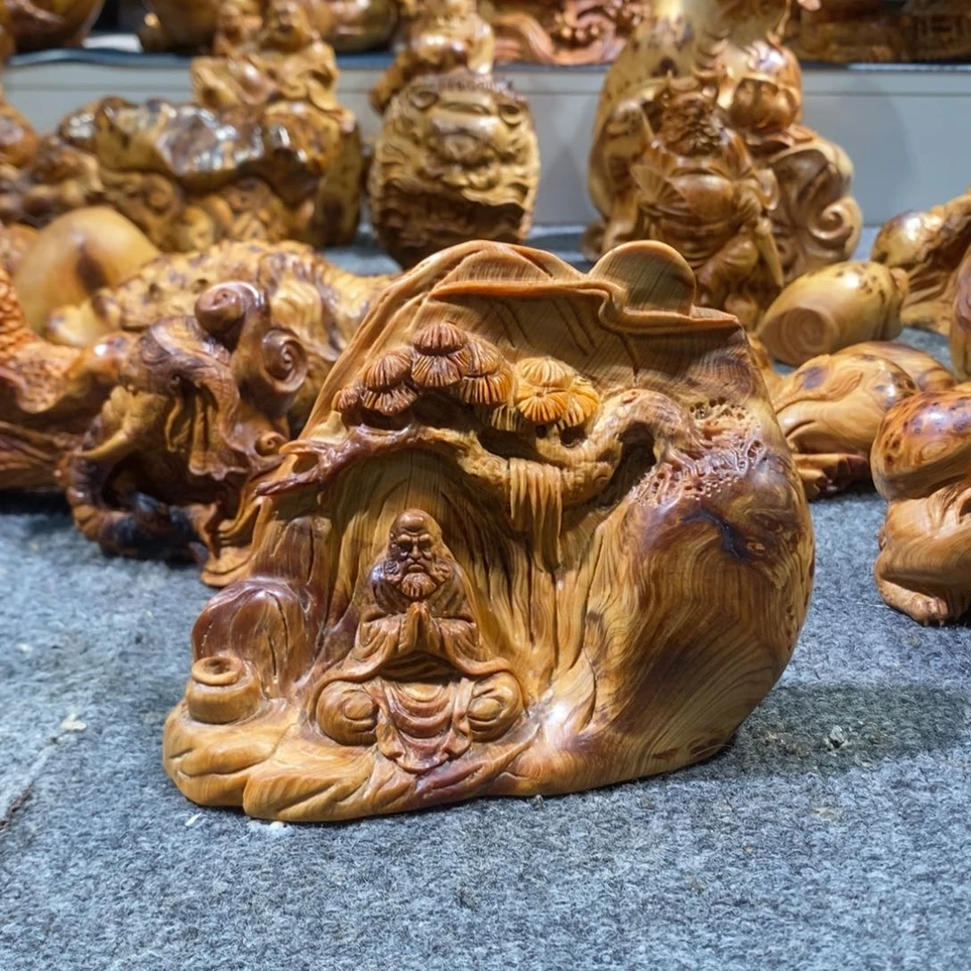 九***特木崖柏工艺品摆件
