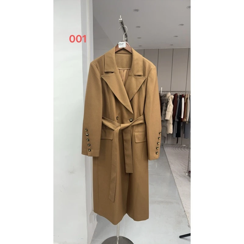 【2001】-语墨家咖色100精选羊毛大衣