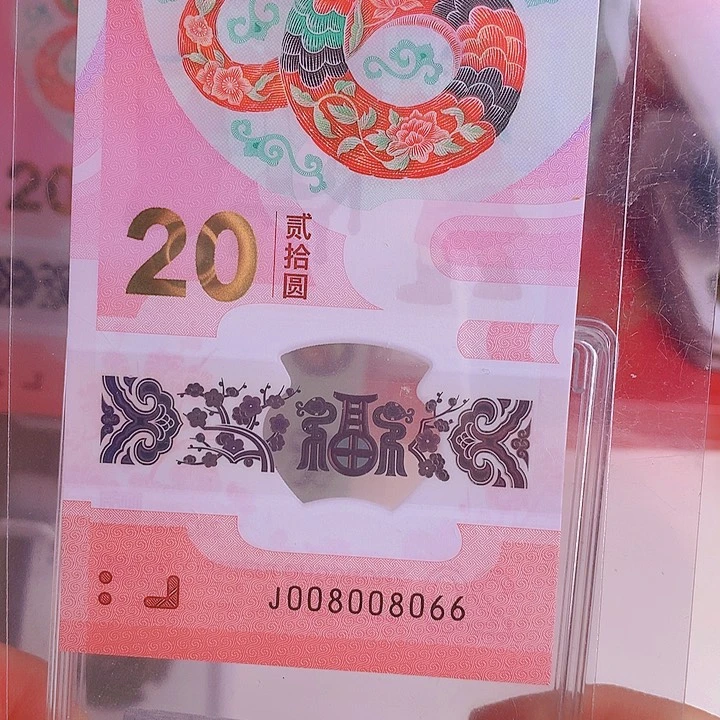 塑料2025蛇钞008008066