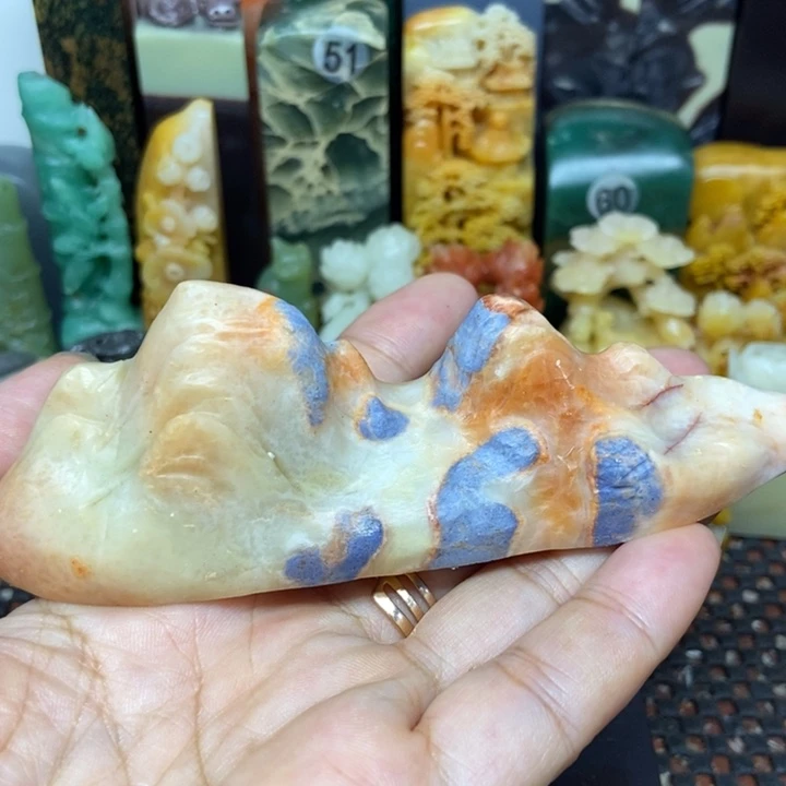 青田石青田石小笔架