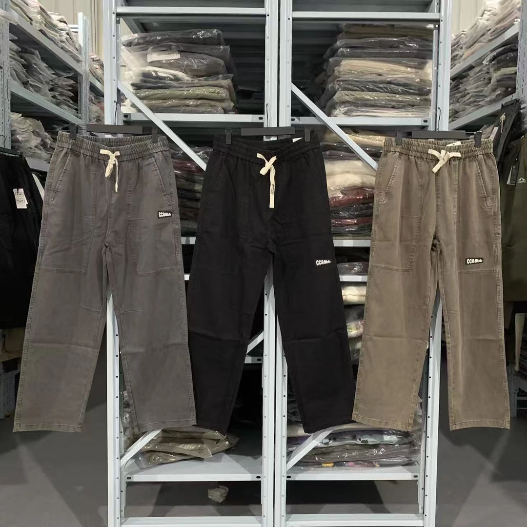 三色男女同款休闲裤A614