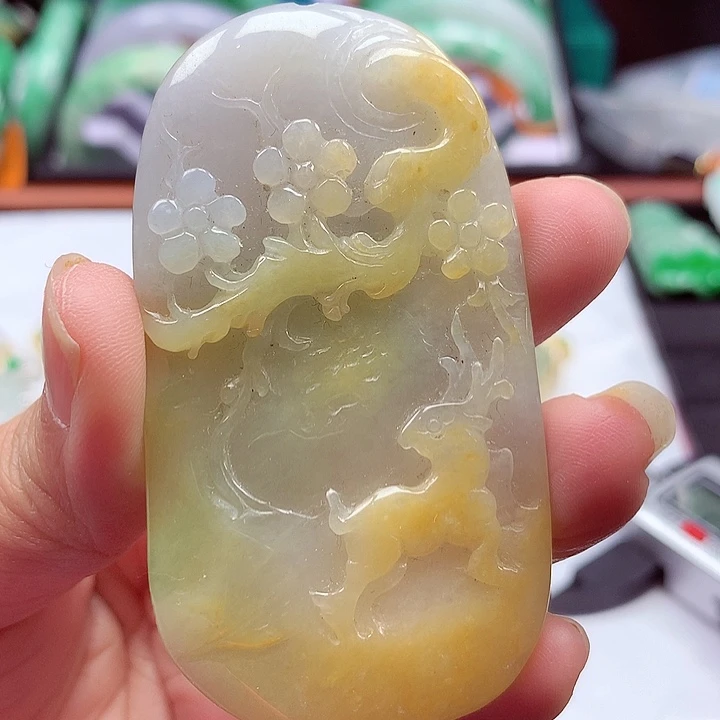 颈饰未镶嵌翡翠翡翠