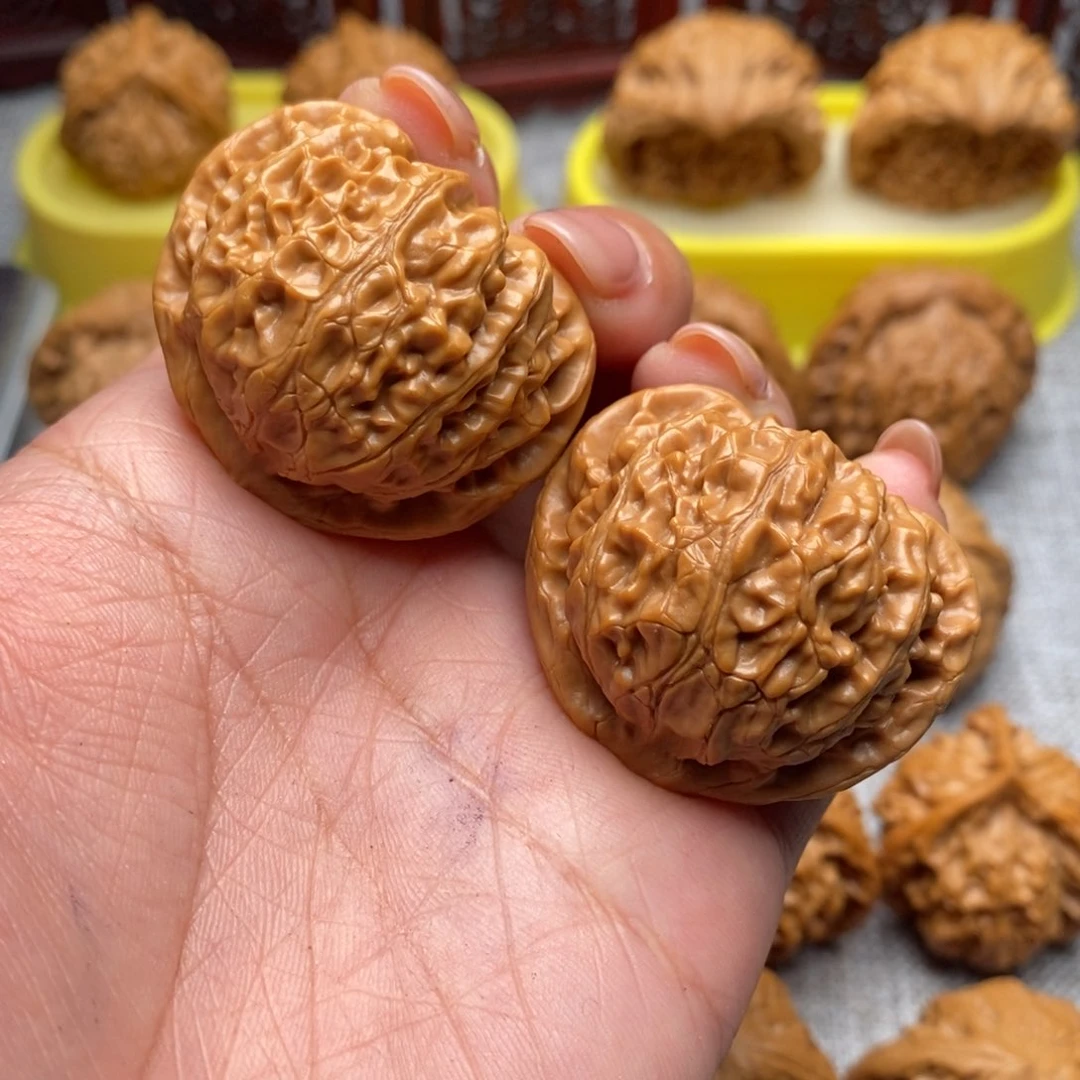 文玩核桃把件宫灯39全