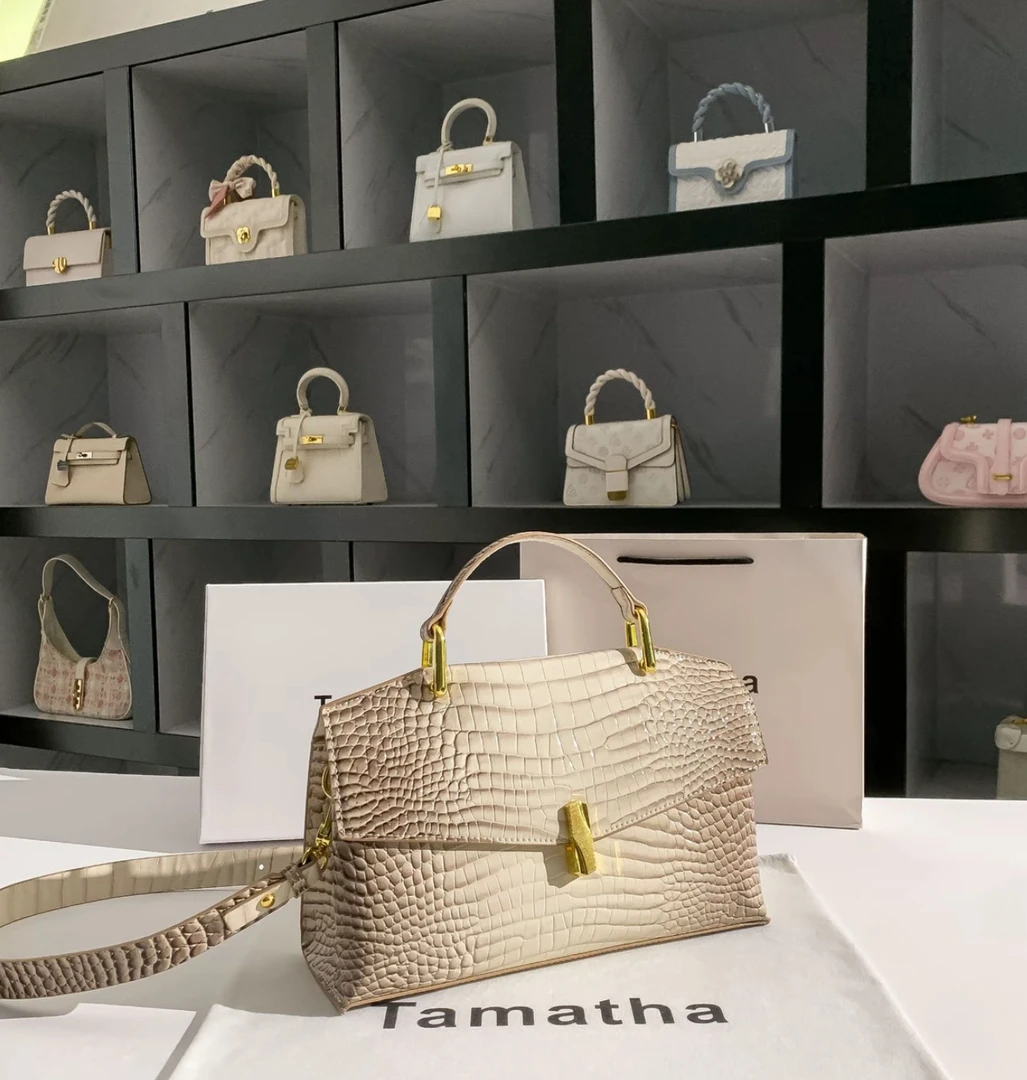 【晶晶粉丝专属】卡位肩包斜挎包高奢设计师做旧证件位女士方形单肩