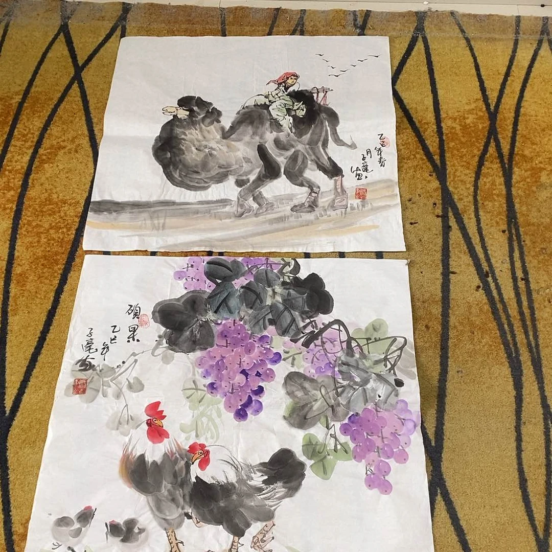 国画福*68/68冯子豪手绘画芯