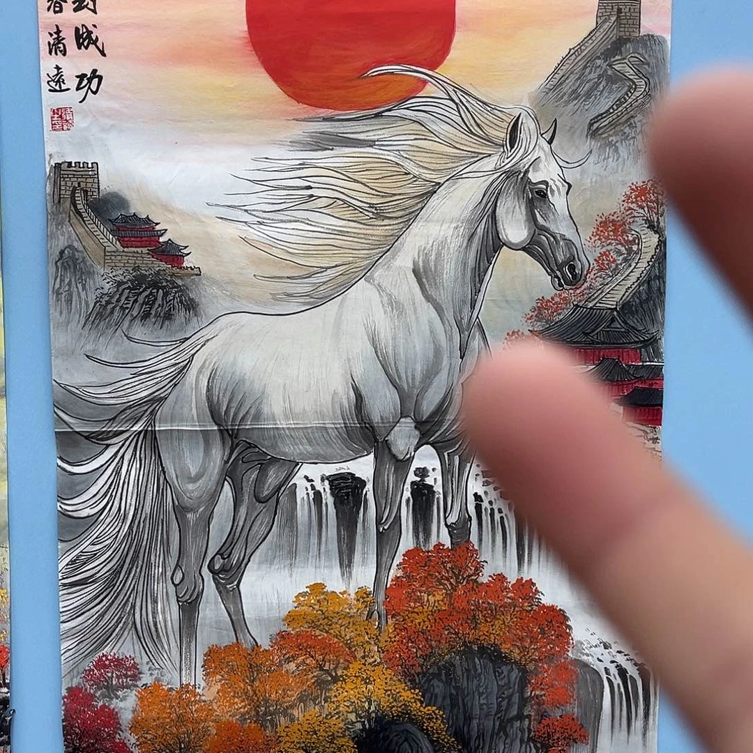 国画青衿美术馆国画作品